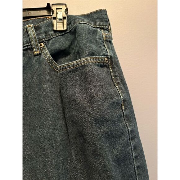 Levi's Men's 559 Relaxed Straight Jeans Blue Size 40BT 40x32 Dark Wash - Picture 4 of 11
